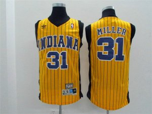 Maillot De Basket Indiana Pacers Reggie Miller 31 Engrener New show Jaune